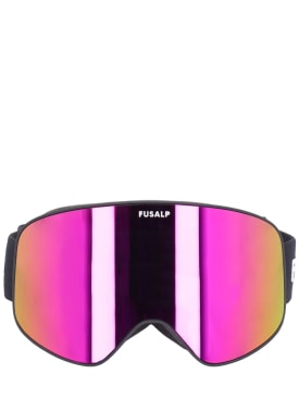 Fusalp: Matterhorn Eyes thin frame ski goggles - Fuchsia - women_0 | Luisa Via Roma