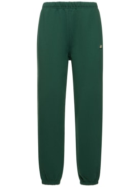 New Balance: Pantalones deportivos de rizo - Verde - men_0 | Luisa Via Roma