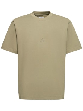 Roa: Camiseta de algodón - Silver Sage - men_0 | Luisa Via Roma