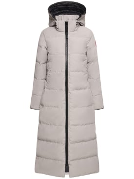 Canada Goose: Mystique down parka - Limestone - women_0 | Luisa Via Roma