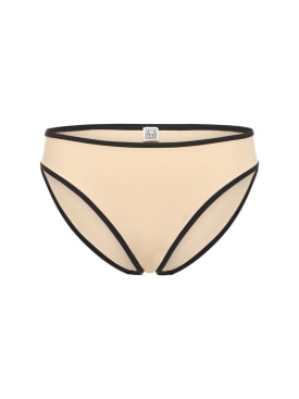 Toteme: Tech bikini bottoms - Beige - women_0 | Luisa Via Roma