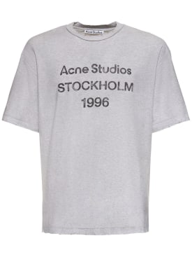 acne studios - t-shirts - homme - offres