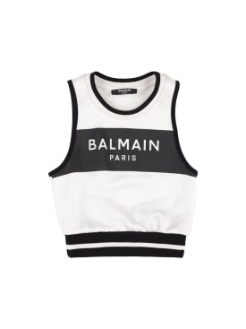 balmain - t-shirts & tanks - kids-girls - ss24