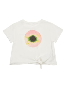 chloé - t-shirts & tanks - toddler-girls - ss24