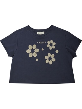 lanvin - t-shirts & tanks - junior-girls - ss24