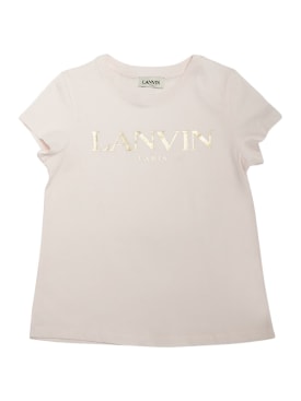lanvin - t-shirts & tanks - kids-girls - ss24