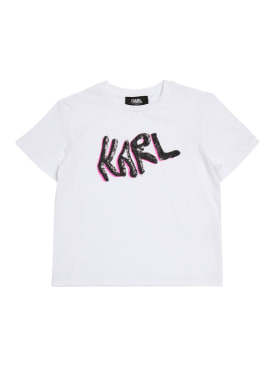 karl lagerfeld - t-shirts & tanks - kids-girls - ss24