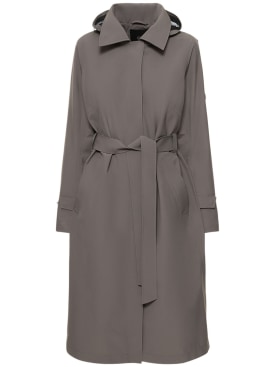Alphatauri: Omeca buttoned long coat - Grey - women_0 | Luisa Via Roma