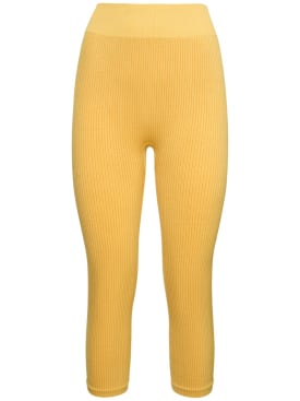 Nagnata: Surya high waist leggings - Yellow - women_0 | Luisa Via Roma