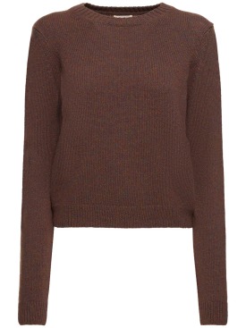 Khaite: Diletta cashmere sweater - Kahverengi - women_0 | Luisa Via Roma