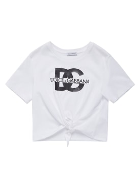 dolce & gabbana - t-shirts & tanks - toddler-girls - ss24