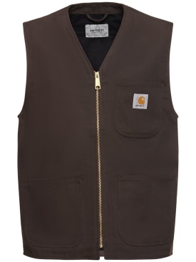 Carhartt WIP: Arbor vest - Tobacco - men_0 | Luisa Via Roma