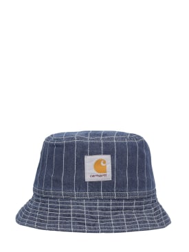 Carhartt WIP: Orlean bucket hat - Blue/White - women_0 | Luisa Via Roma