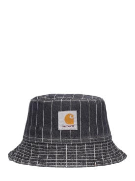 Carhartt WIP: Orlean bucket hat - Black/White - women_0 | Luisa Via Roma