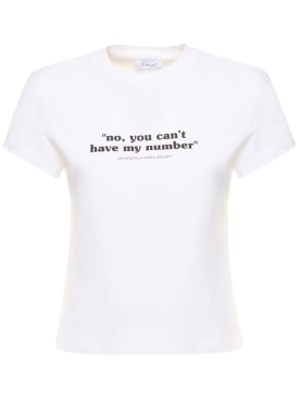 off-white - t-shirts - women - ss24
