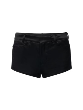 Tom Ford: Shorts de algodón - Negro - women_0 | Luisa Via Roma