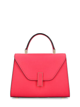 Valextra: Micro Iside grained leather bag - Tango - women_0 | Luisa Via Roma