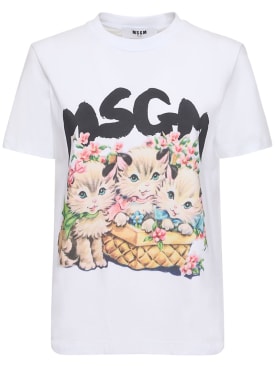 msgm - t-shirt - donna - ss24