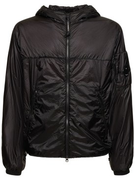 C.P. Company: Nada shell hooded jacket - Black - men_0 | Luisa Via Roma