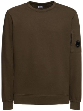 C.P. Company: Light fleece sweatshirt - Green - men_0 | Luisa Via Roma