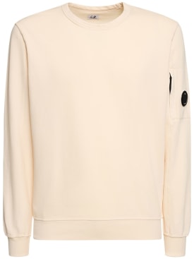 C.P. Company: Light fleece sweatshirt - Pistachio Shell - men_0 | Luisa Via Roma