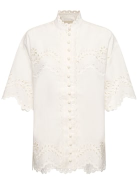 Junie Embroidered Cotton Shirt