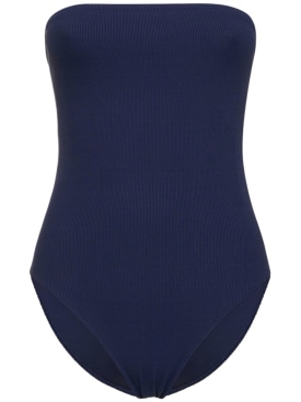 Lido: Sedici strapless one piece swimsuit - Mavi - women_0 | Luisa Via Roma