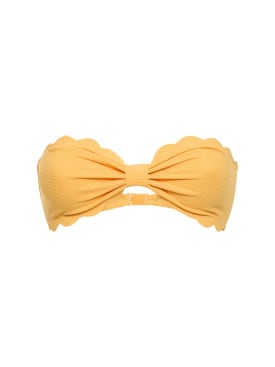 Marysia: Top bikini a fascia Antibes - Arancione - women_0 | Luisa Via Roma