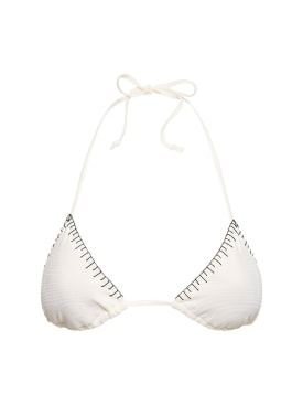 Marysia: Haut de bikini triangle Sole - Blanc - women_0 | Luisa Via Roma