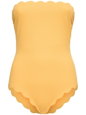 Marysia: Chesapeake strapless swimsuit - Orange - women_0 | Luisa Via Roma