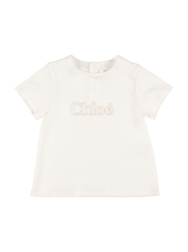 chloé - t-shirts & tanks - baby-girls - ss24