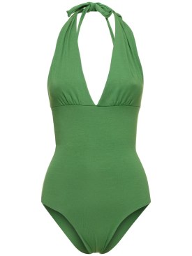 Isole & Vulcani: Venere jersey one piece swimsuit - Yeşil - women_0 | Luisa Via Roma