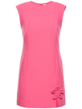 MSGM: Tech mini dress - Pink - women_0 | Luisa Via Roma