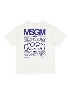msgm - t-shirts - kids-boys - ss24