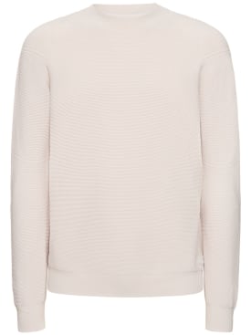 Alphatauri: Fosop crewneck sweater - Off White - men_0 | Luisa Via Roma