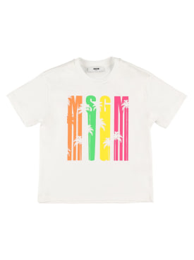 msgm - t-shirts & tanks - kids-girls - ss24