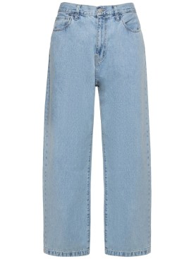 Carhartt WIP: Pantalones de algodón - Bleached Blue - men_0 | Luisa Via Roma