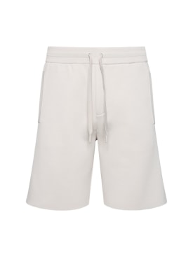 Alphatauri: Shorts con cordones - Blanco Opaco - men_0 | Luisa Via Roma