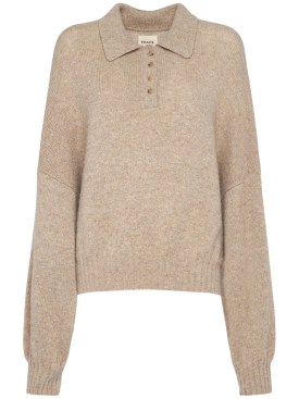 Khaite: Rene cashmere sweater - Beige - women_0 | Luisa Via Roma
