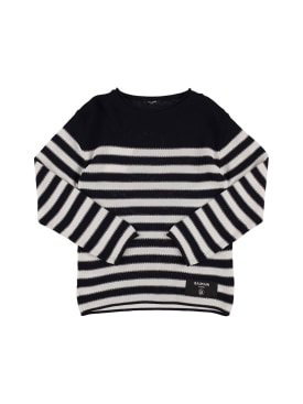 balmain - knitwear - kids-girls - ss24