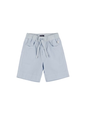 Il Gufo: Cotton poplin shorts - Light Blue - kids-boys_0 | Luisa Via Roma