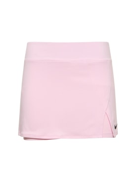 Nike: Dri-Fit tennis skirt - Pink - women_0 | Luisa Via Roma