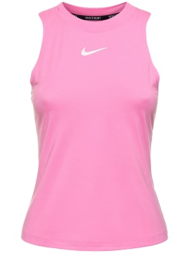 Nike: Débardeur de tennis Dri-Fit - Fuchsia - women_0 | Luisa Via Roma