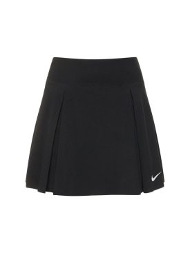 Nike: Jupe-short de tennis - Noir - women_0 | Luisa Via Roma