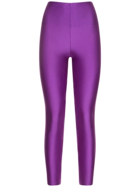 The Andamane: Holly 80's stretch jersey leggings - Purple - women_0 | Luisa Via Roma