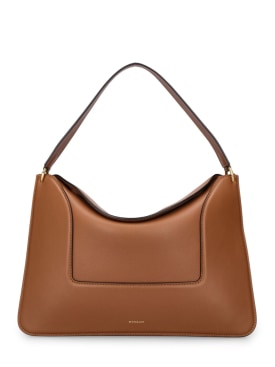 Wandler: Grand sac porté épaule en cuir Penelope - Saddle - women_0 | Luisa Via Roma