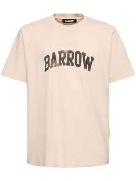 Barrow: T-shirt Barrow con stampa - Turtledove - men_0 | Luisa Via Roma