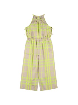 burberry - overalls & jumpsuits - toddler-girls - ss24