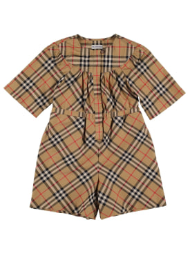 burberry - overalls & jumpsuits - toddler-girls - ss24