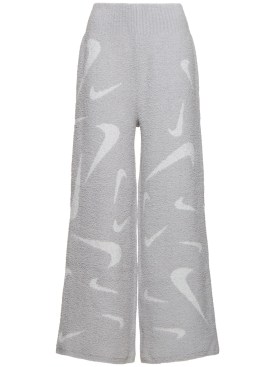 Nike: Pantalon en maille de laine mélangée - Gris - women_0 | Luisa Via Roma